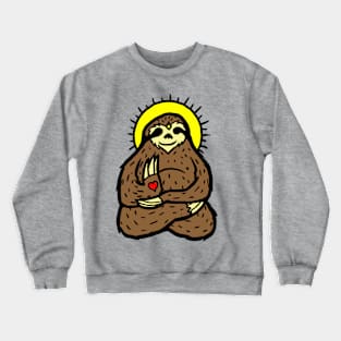 Buddha Sloth Crewneck Sweatshirt